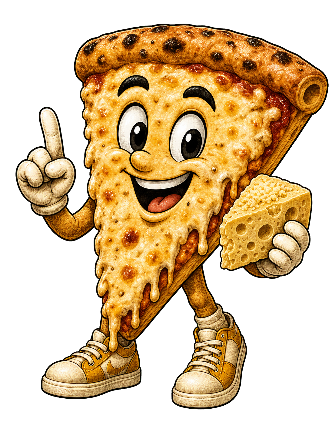 Ultimate Cheese Slice Crew character artwork